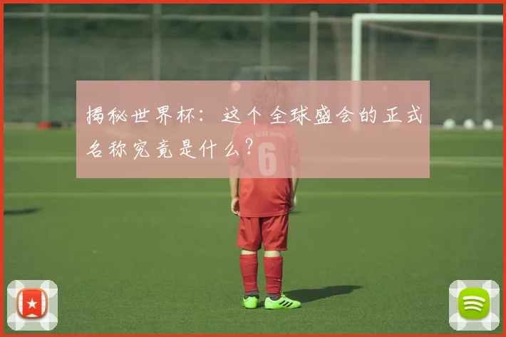 揭秘世界杯:这个全球盛会的正式名称究竟是什么?